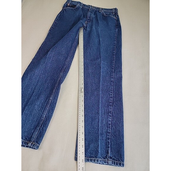 Vintage Levis 505 Jeans Mens 33x32 Straight High Rise Blue Cotton 90s - Picture 2 of 16